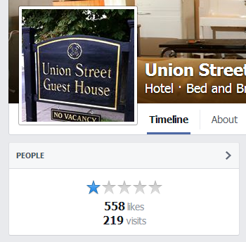 Facebook Union Street Guest House