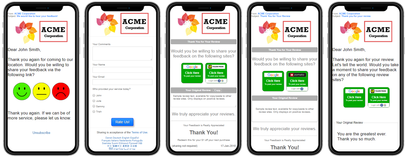 medical practice reputation review campaign