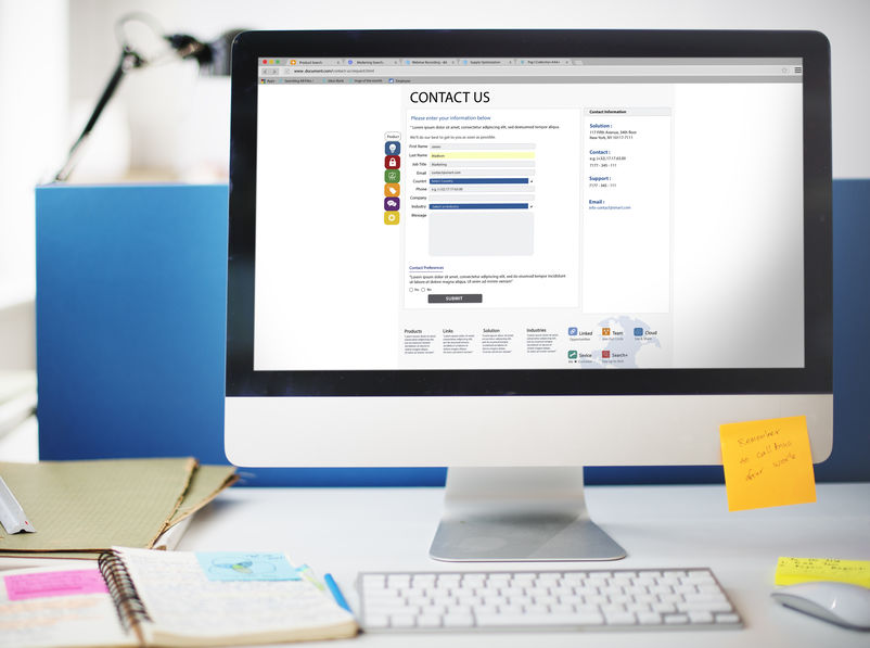 contact form