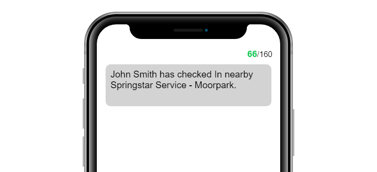 geofencing text