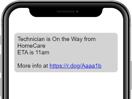 Notification updates for home repair services