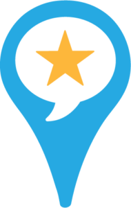 ReviewInc brandmark logo blue