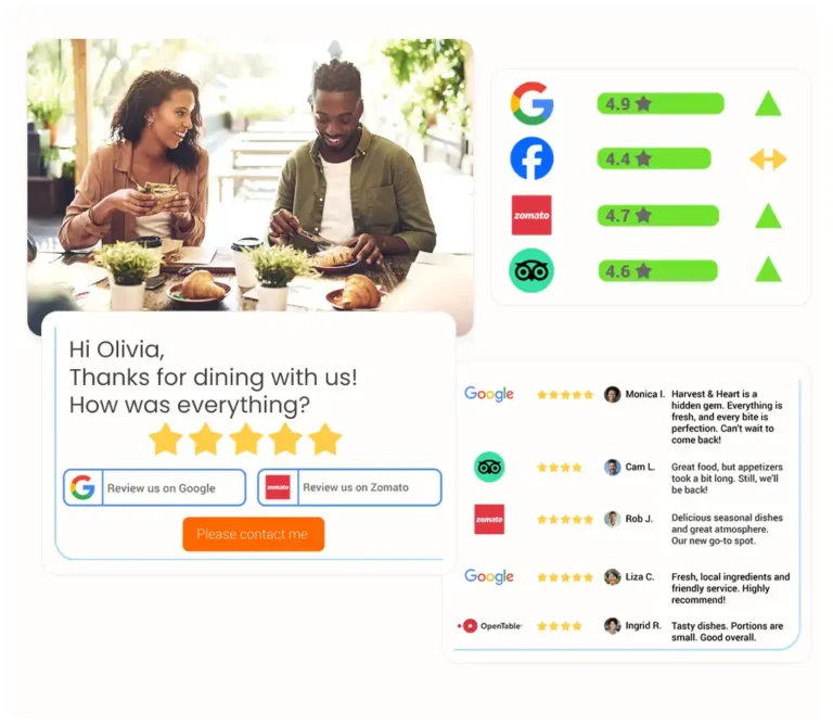 Steps restaurants can take to get customer reviews and manage online feedback.