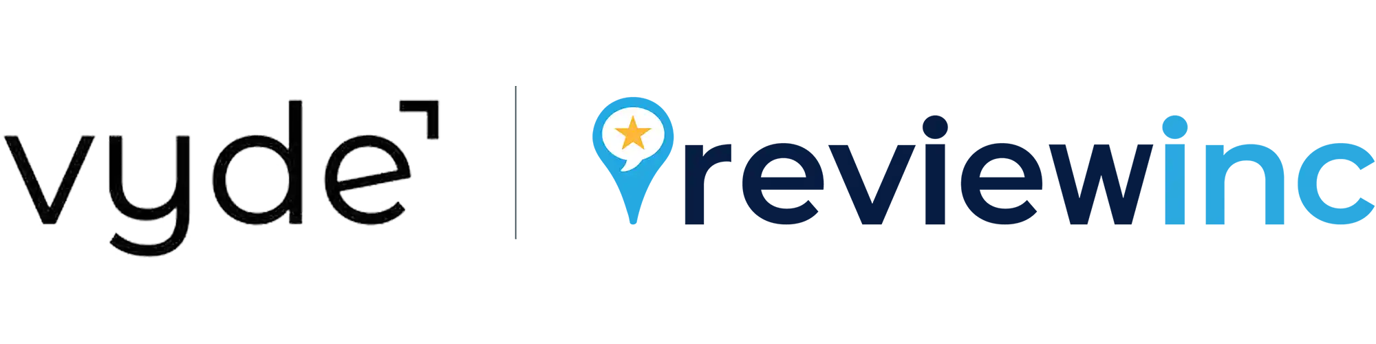 Vyde | ReviewInc Partnership logo